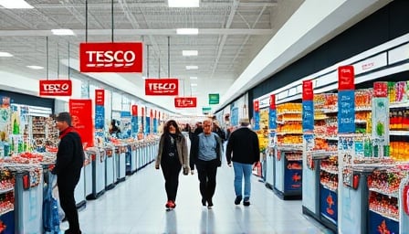 Aviva's Stock Shows Moderate Volatility Amid Strategic Partnership with Tesco