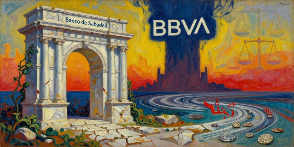 Banco de Sabadell Shares Plunge 13% After €0.50 Special Dividend Signals Capital Erosion and BBVA Takeover Risk