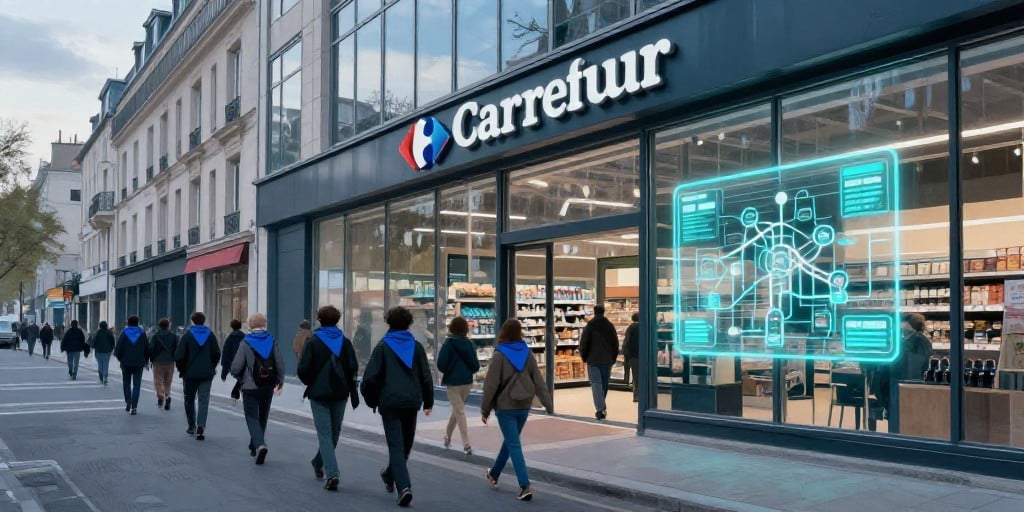 Carrefour Cuts Earnings Forecast as France Protests Hit Footfall and Margins