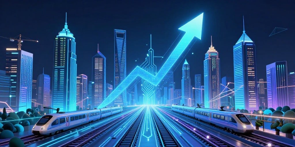 China Stocks Rise on Machinery, Electronics & Digital Infrastructure Growth