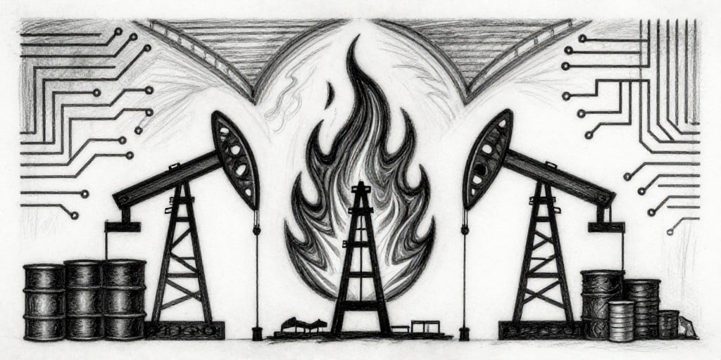 Energy Stocks Surge Amid Hormuz Tension, Renewables Surge, Tech Slumps