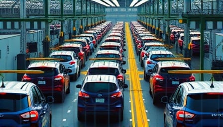 Ford's Stock Plummets Amid Industry Challenges and Supply Chain Concerns