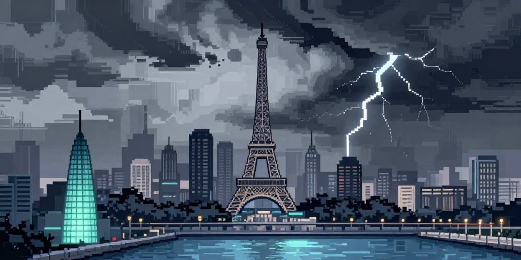 French Stock Market Falls 1.5% as Political Unrest and Geopolitics Drive Caution