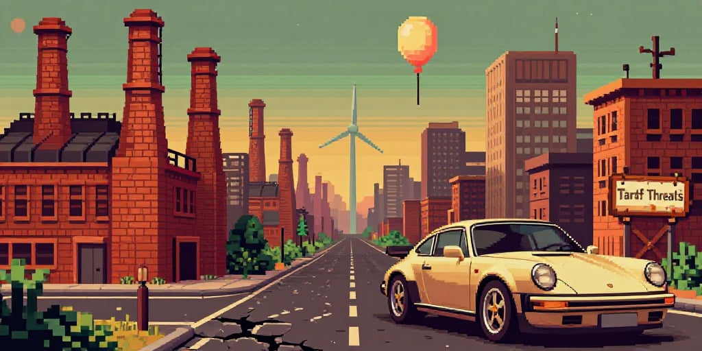 German Auto Sector Faces Tariff Threats, EV Competition and Helium Shortages: Porsche's Strategic Response