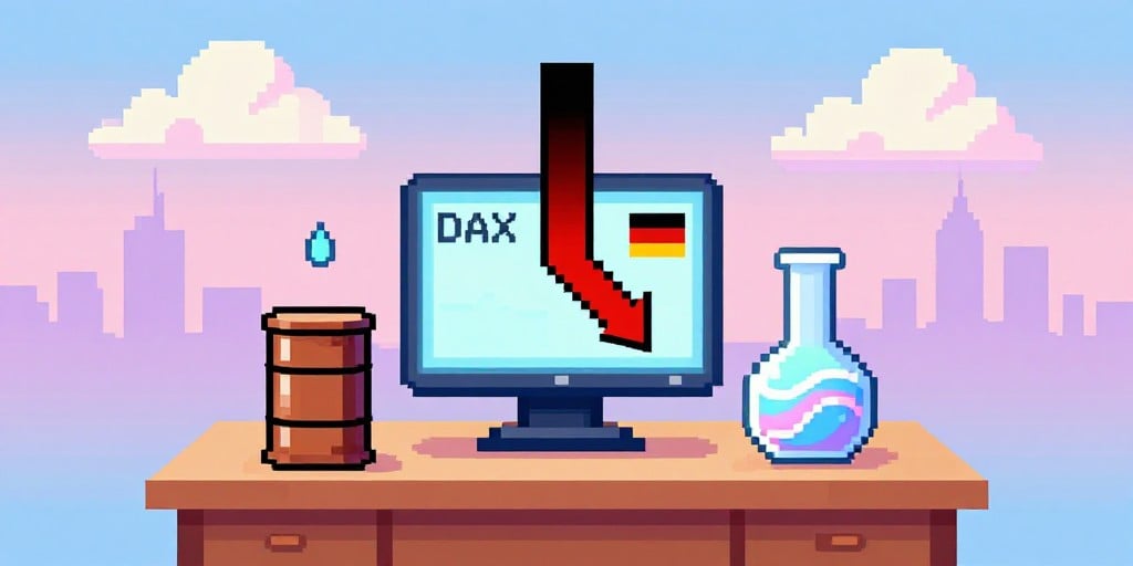 German DAX Falls as Oil Volatility & Short‑Position Reports Shake Industrial & Chemical Sectors