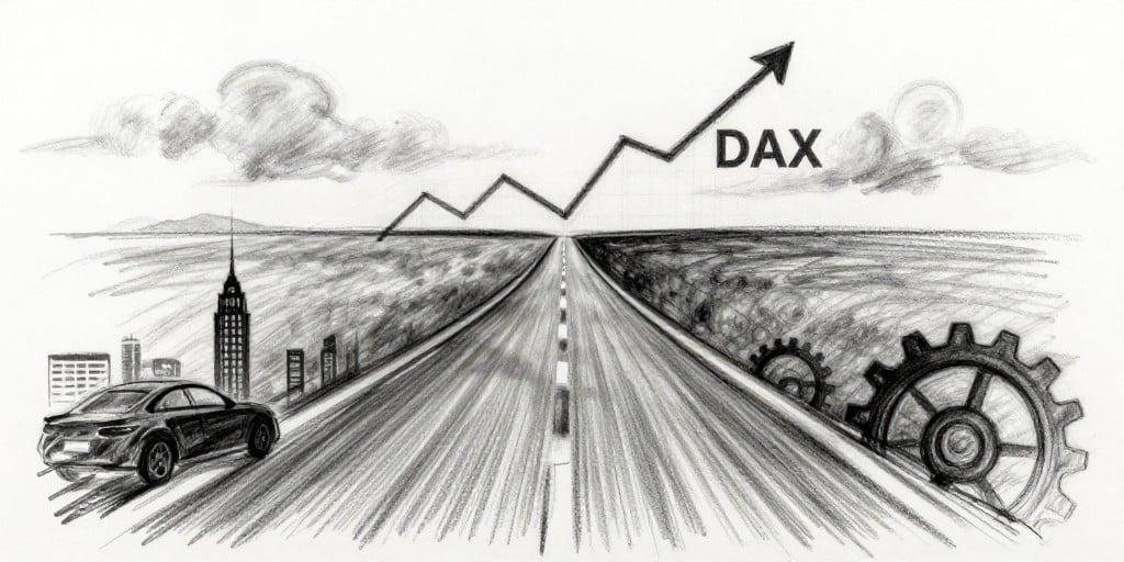 German DAX Gains Moderately as SAP, VW Drive Ups Amid Rising Bond Yields