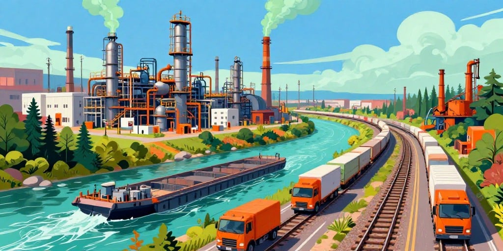 How Low Rhine Water Levels Force BASF to Shift to Costlier Road and Rail Transport