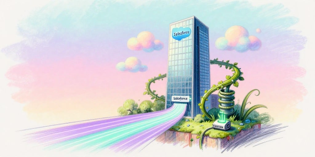 Salesforce Drives Sustainability & AI Growth Amid Volatile Tech Market