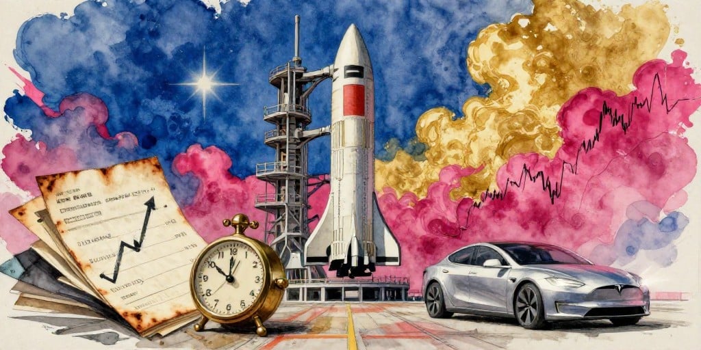 SpaceX Stock Slips as Starship Delays Mount—Investors Assess Merger Hints and Market Risks
