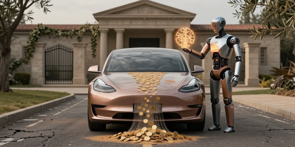 Tesla’s AI Push Turns Cash‑Flow Negative: Share Price Slides, Investors Scrutinize