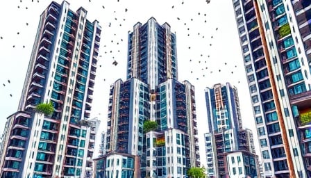 Vonovia's Stock Plummets Amid Interest Rate Hikes and Rent Price Backlash